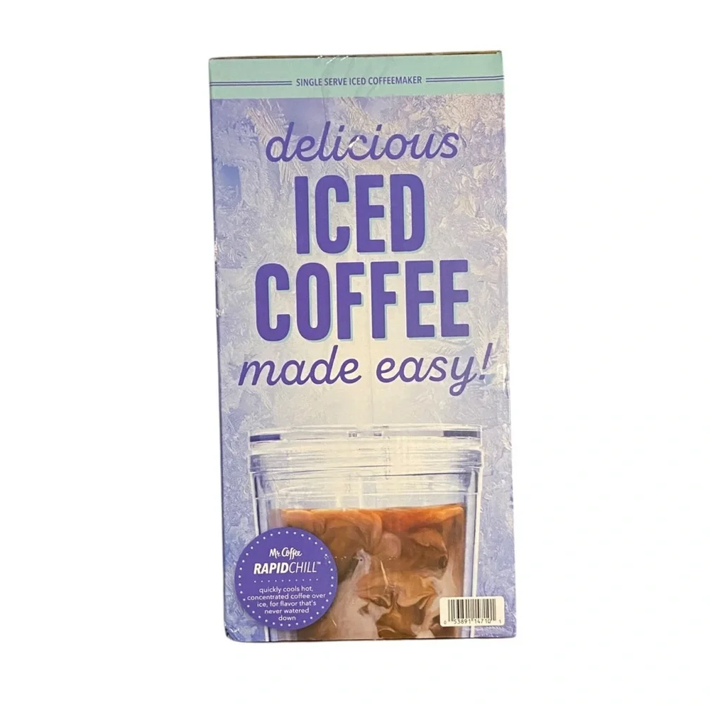 Mr. Coffee Iced Coffee Maker with 22oz Reusable Tumbler and‎ Coffee Filter NEW! - Picture 4 of 7